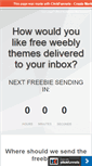 Mobile Screenshot of freeweeblythemes.com
